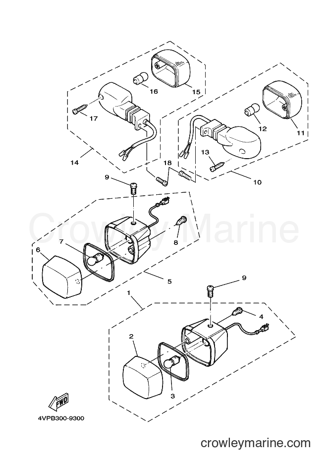Yamaha Motors YW100 (4VPT) [010] - FLASHER LIGHT