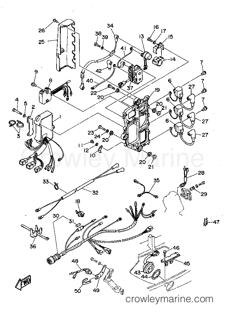 Yamaha Motors 90TLRS - ELECTRICAL 1