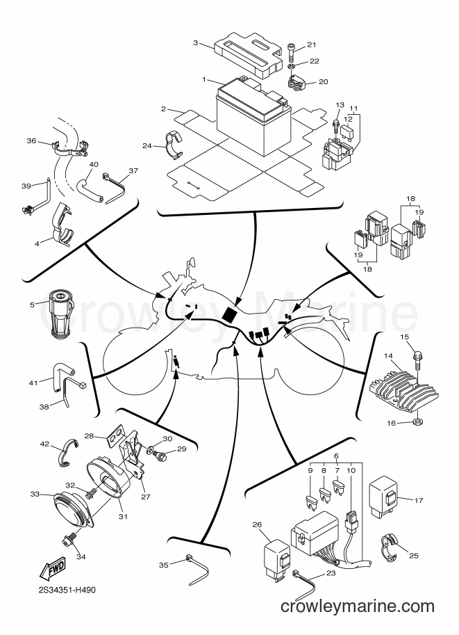 Yamaha Motors VMAX (2S34) [010] - ELECTRICAL 2