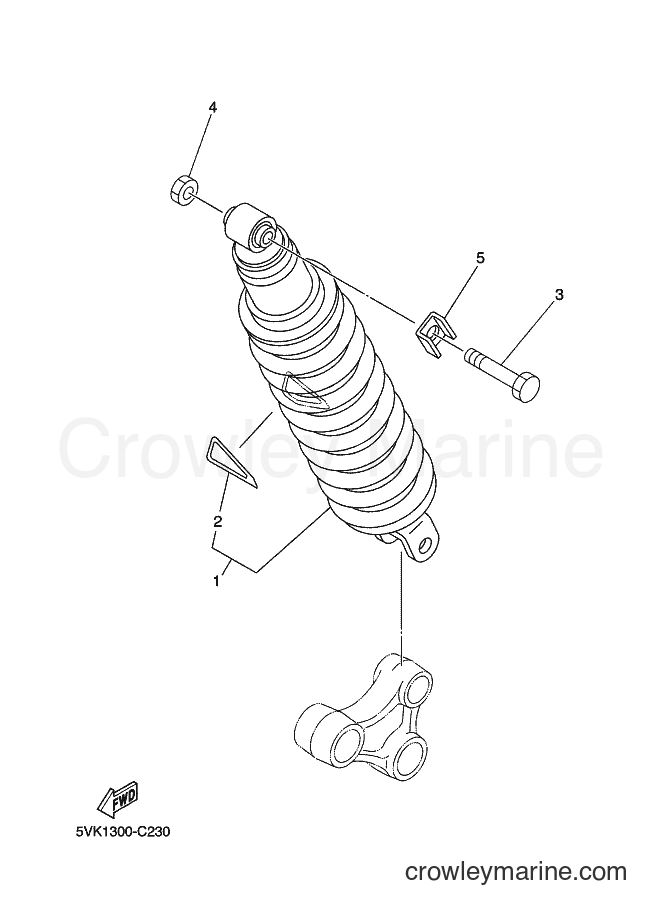 2012 Dirt Bike XT660R - XT660R (5VKK) [010] - REAR SUSPENSION