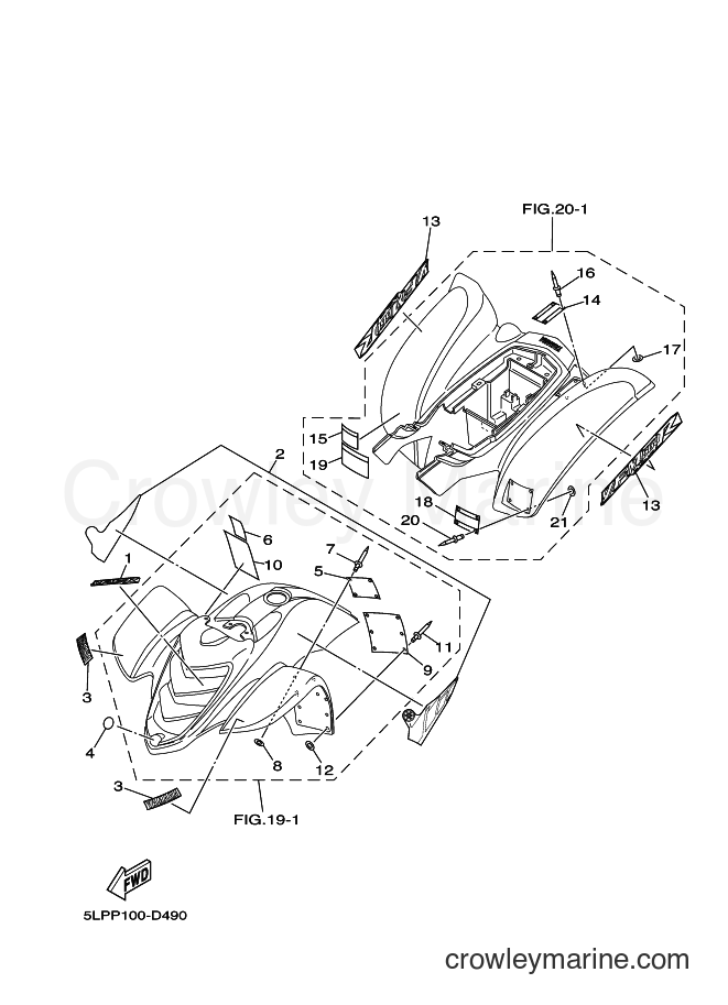 2005 ATV YFM660R - YFM660R (5LPP) [030] - EMBLEM & LABEL 5