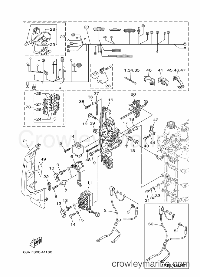 Yamaha Motors F115AETX (68VE) [080] - ELECTRICAL 2