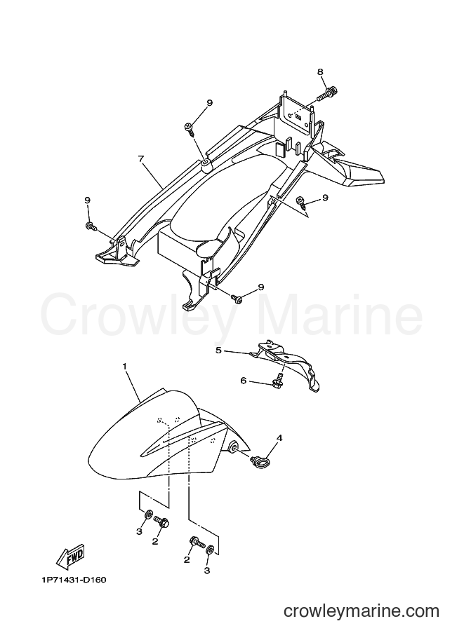 Yamaha Motors AT115C (2B56) [010] - FENDER