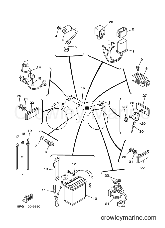 1999 Dirt Bike TTR225 - TTR225 (5FG3) [010] - ELECTRICAL 1