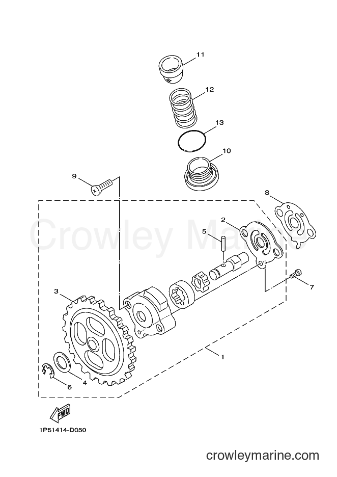 2009 Scooter YW125Y - YW125Y (32S2) [010] - OIL PUMP