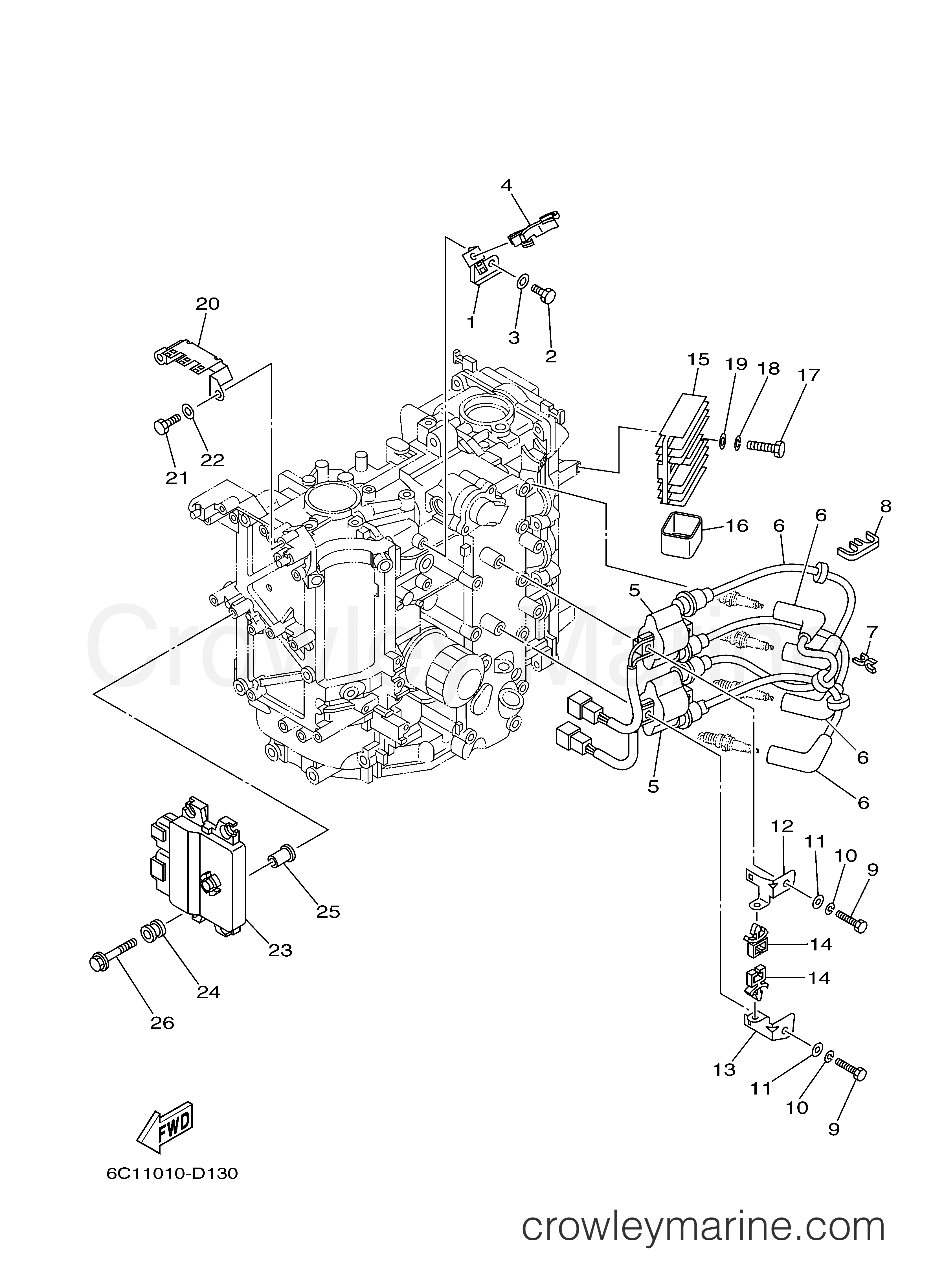 Yamaha Motors F60TJRD - ELECTRICAL 1