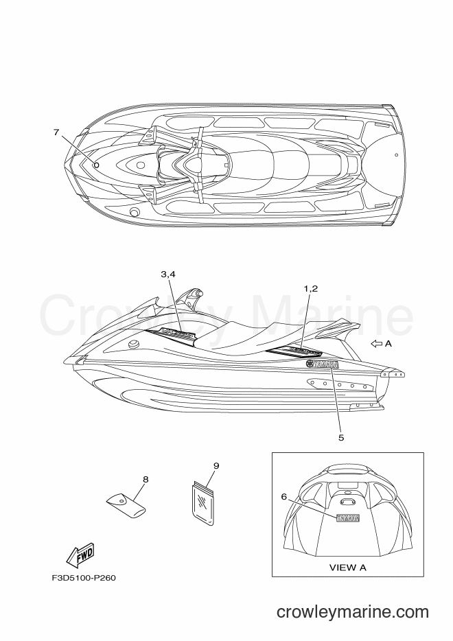 Yamaha Motors VX700-S (F3D7) [020] - GRAPHICS
