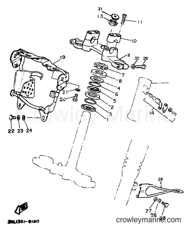 1991 Scooter DT50R - DT50R (4CT2) [999] - STEERING