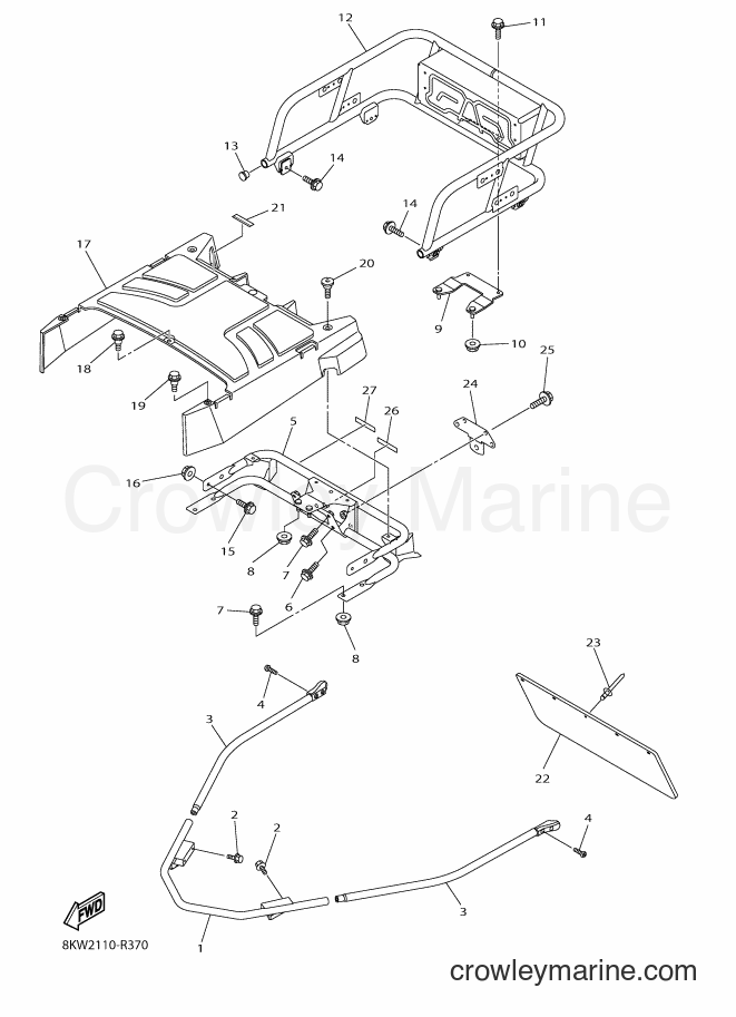 Yamaha Motors VK10F (8KW2) [020] - BUMPER