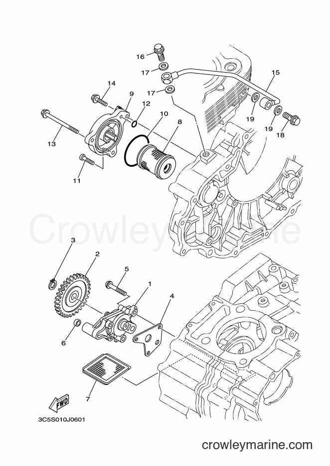 2012 Dirt Bike XT250 - XT250 (3C5Y) [010] - OIL PUMP