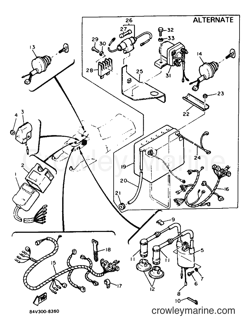 1988 Snowmobile ET340 - ET340 (84W) [999] - ELECTRICAL 1