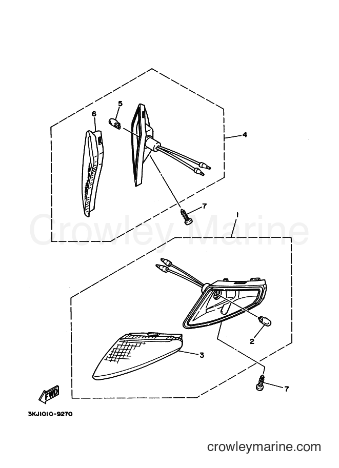 1990 Scooter CY50 - CY50 (3WG1) [999] - HANDLE SWITCH & LEVER