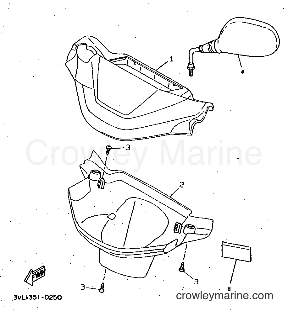 1997 Scooter CW50 - CW50 (4VV9) [999] - COWLING 1