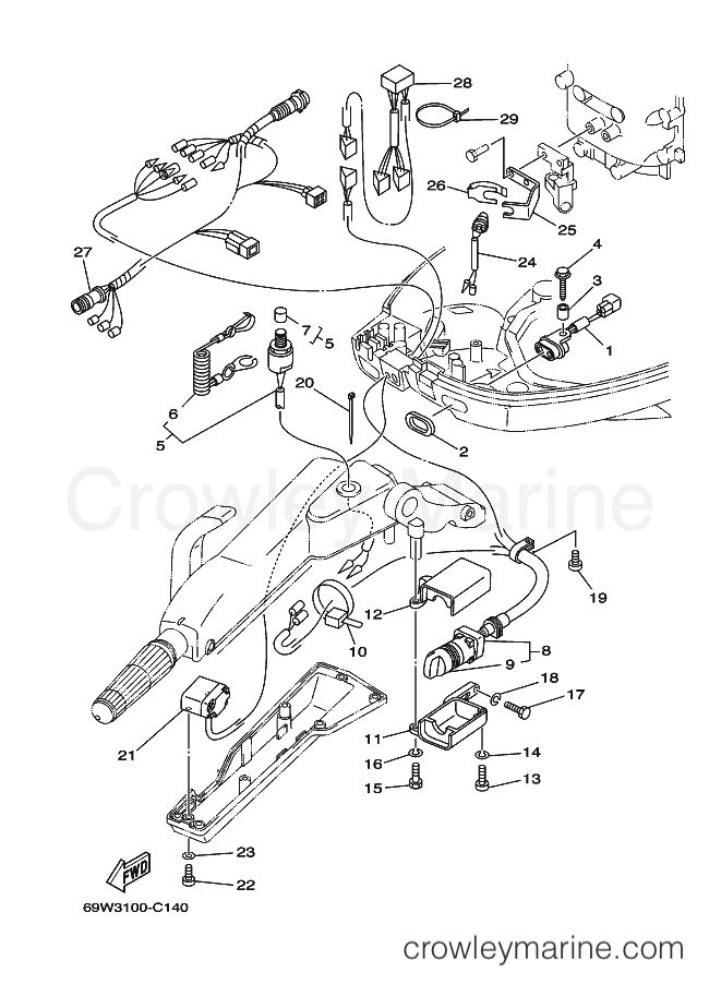 Yamaha Motors F60TJRC (69W3) [040] - ELECTRICAL 3