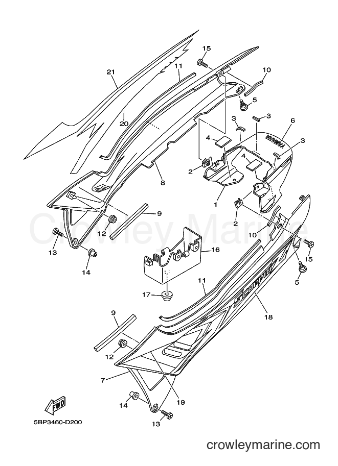 Yamaha Motors SX-4 (5BP3) [010] - SIDE COVER