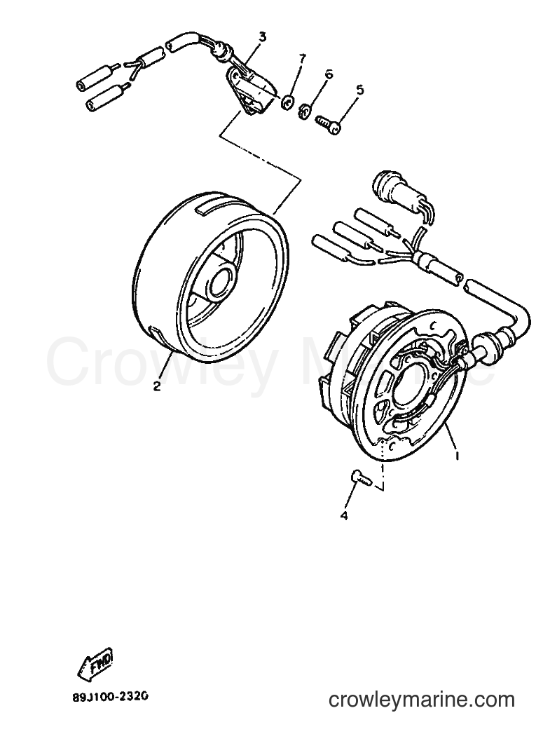 Yamaha Motors EX570 (89J1) [010] - GENERATOR