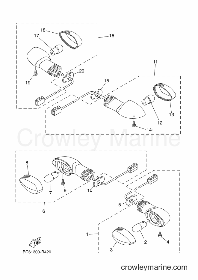 2016 Street Bike MTT690-A - MTT690-A (BC61) [070] - FLASHER LIGHT