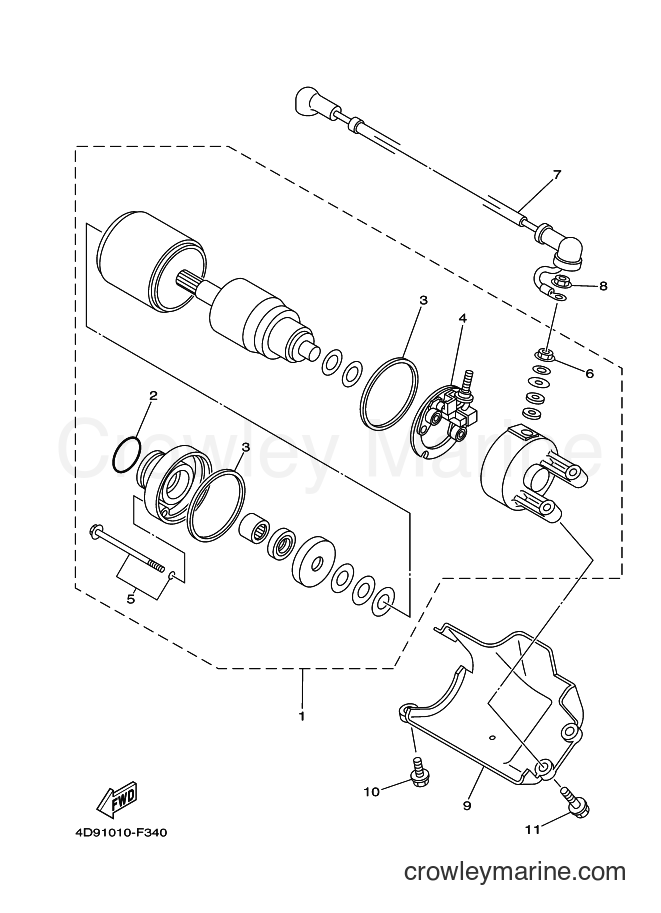 2014 Maxi-Scooter YP250 - YP250 (4D96) [010] - STARTING MOTOR