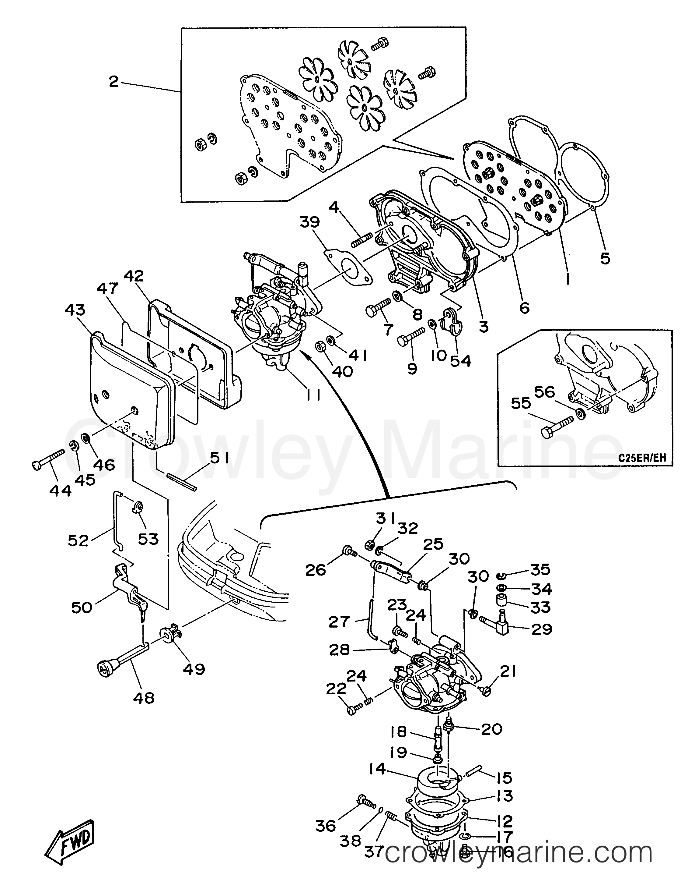 Yamaha Motors C25ELHV - INTAKE