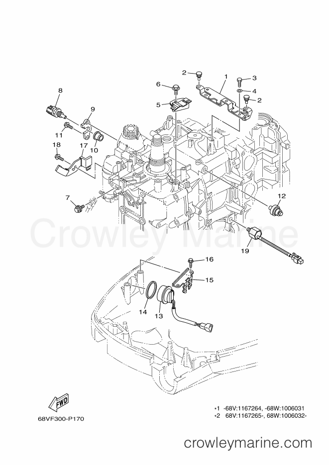 Yamaha Motors F115AETX (68VF) [070] - ELECTRICAL 3