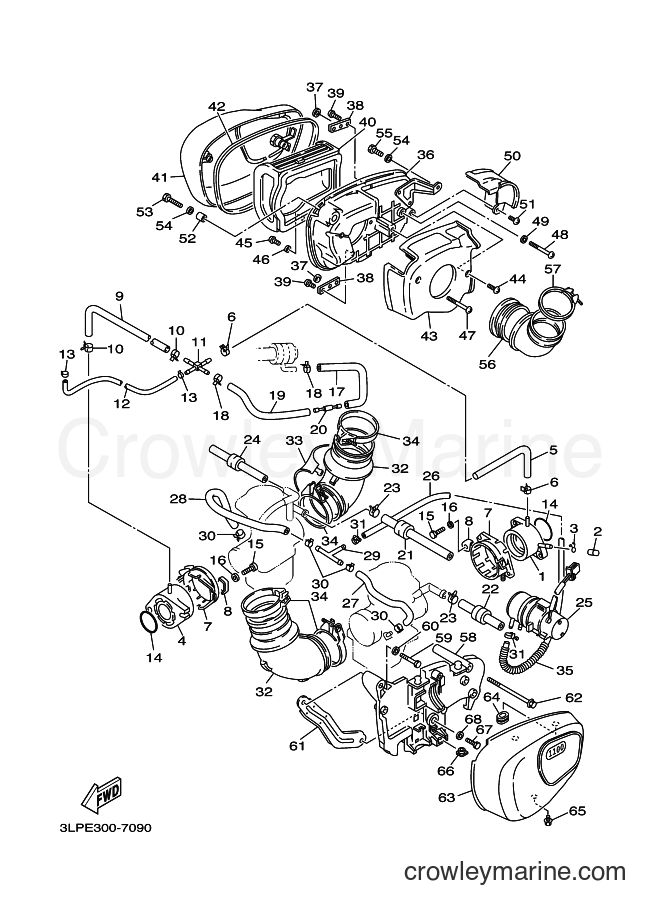Yamaha Motors XV1100 (3EF8) [010] - INTAKE 2