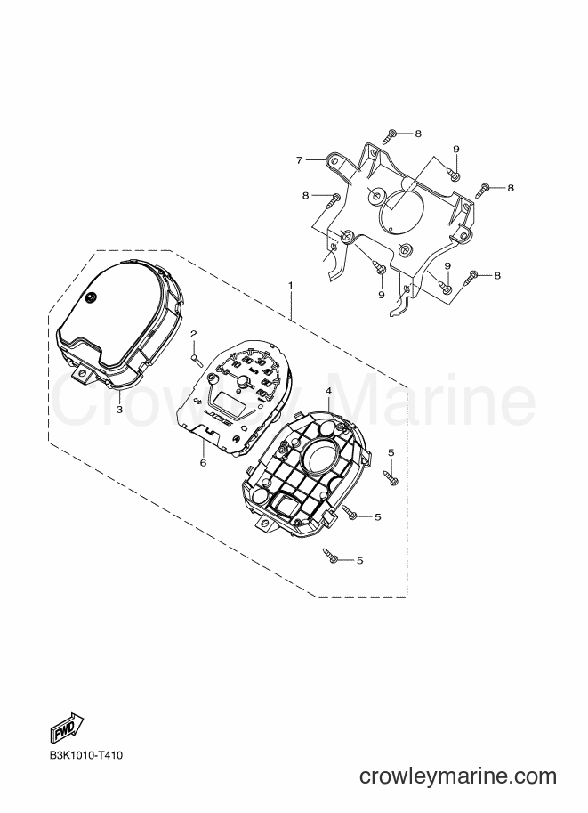 Yamaha Motors CEH50 (B3K1) [010] - METER