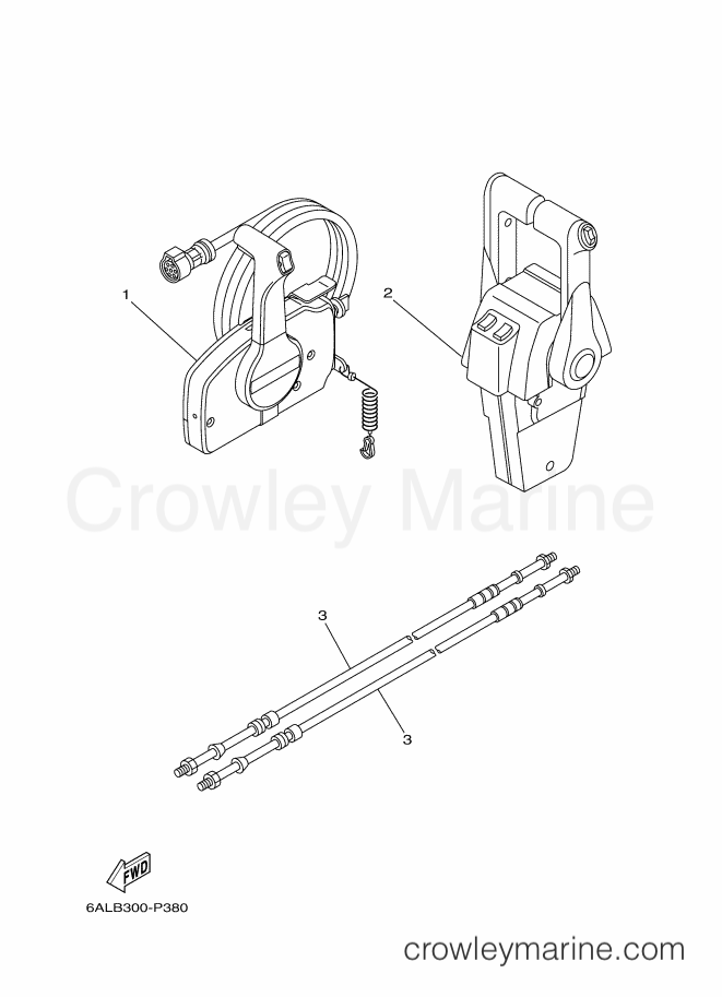 Yamaha Motors FL200CETX (6AMC) [020] - REMOTE CONTROL BOX