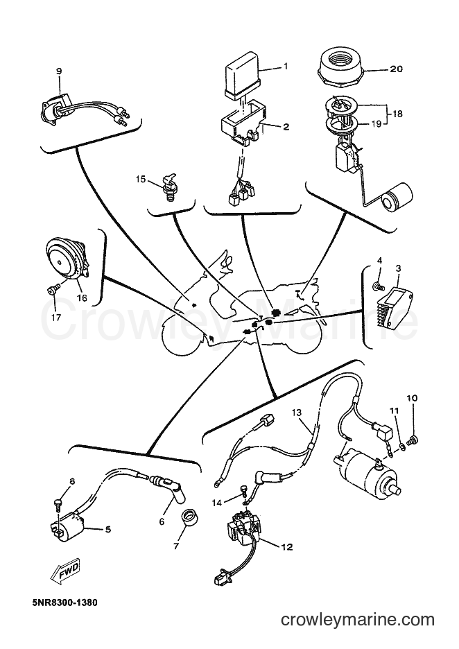 Yamaha Motors YP150E (5NS6) [010] - ELECTRICAL 1