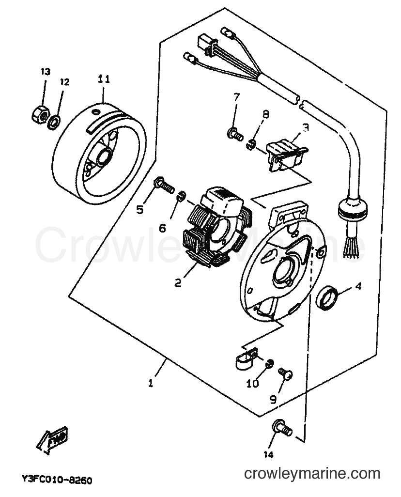 1994 Scooter CW50 - CW50 (4EY2) [999] - GENERATOR