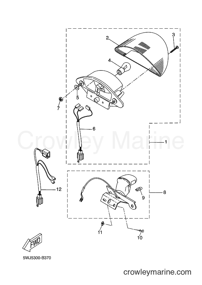 Yamaha Motors YQ50 (5SB6) [010] - TAILLIGHT