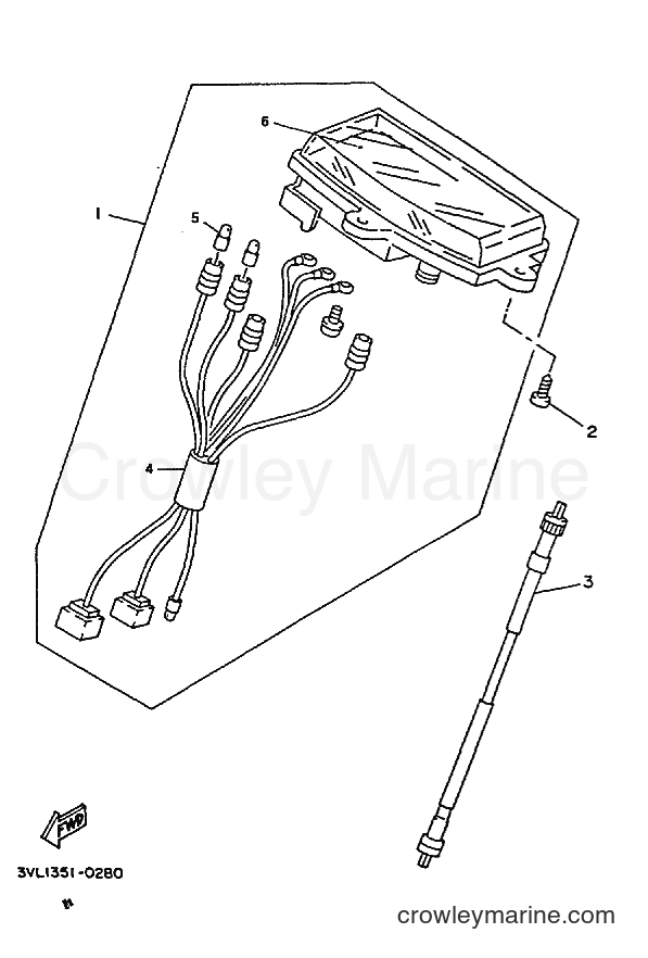 Yamaha Motors CW50R (4RU2) [010] - METER