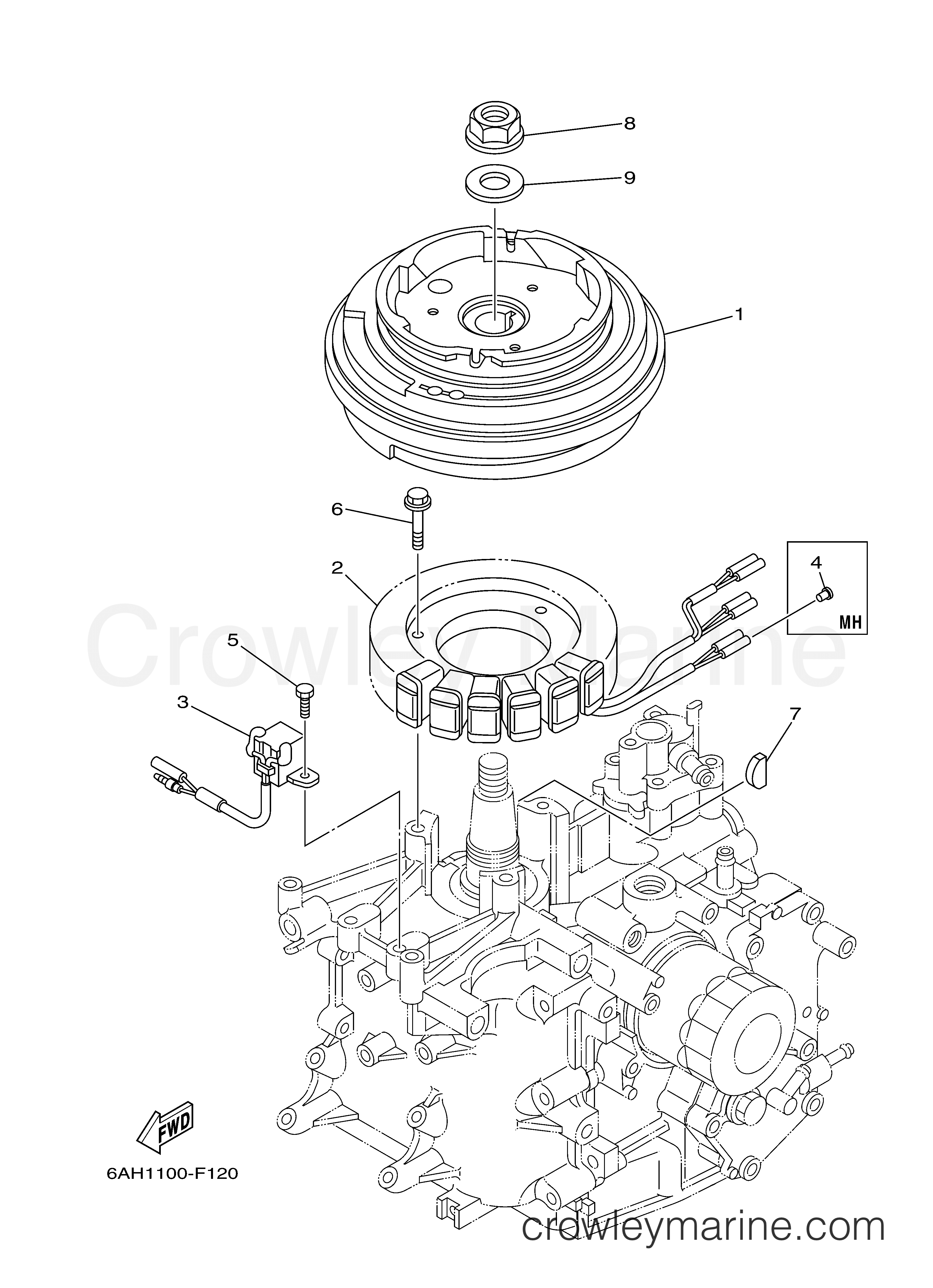 Yamaha Motors F15CESH - GENERATOR
