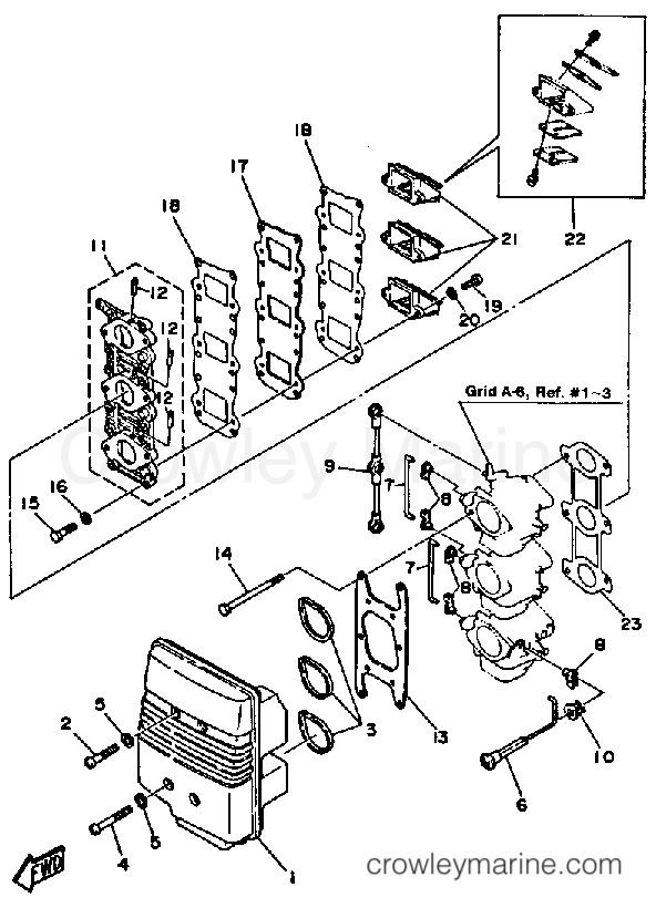 Yamaha Motors 50ESH - AIR CLEANER