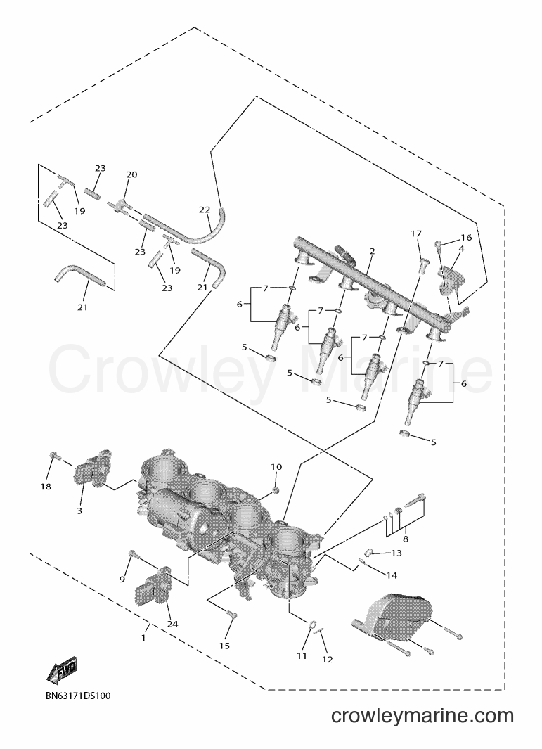 2017 Sport Bike YZF600 - YZF600 (BN63) [010] - INTAKE 2
