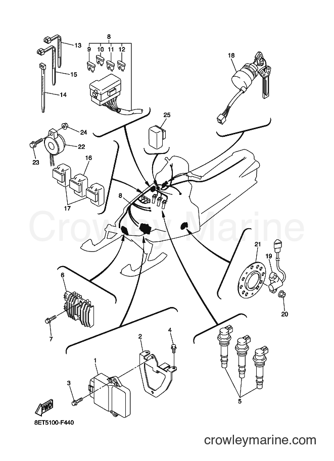 Yamaha Motors RS10VT (8ET6) [010] - ELECTRICAL 1