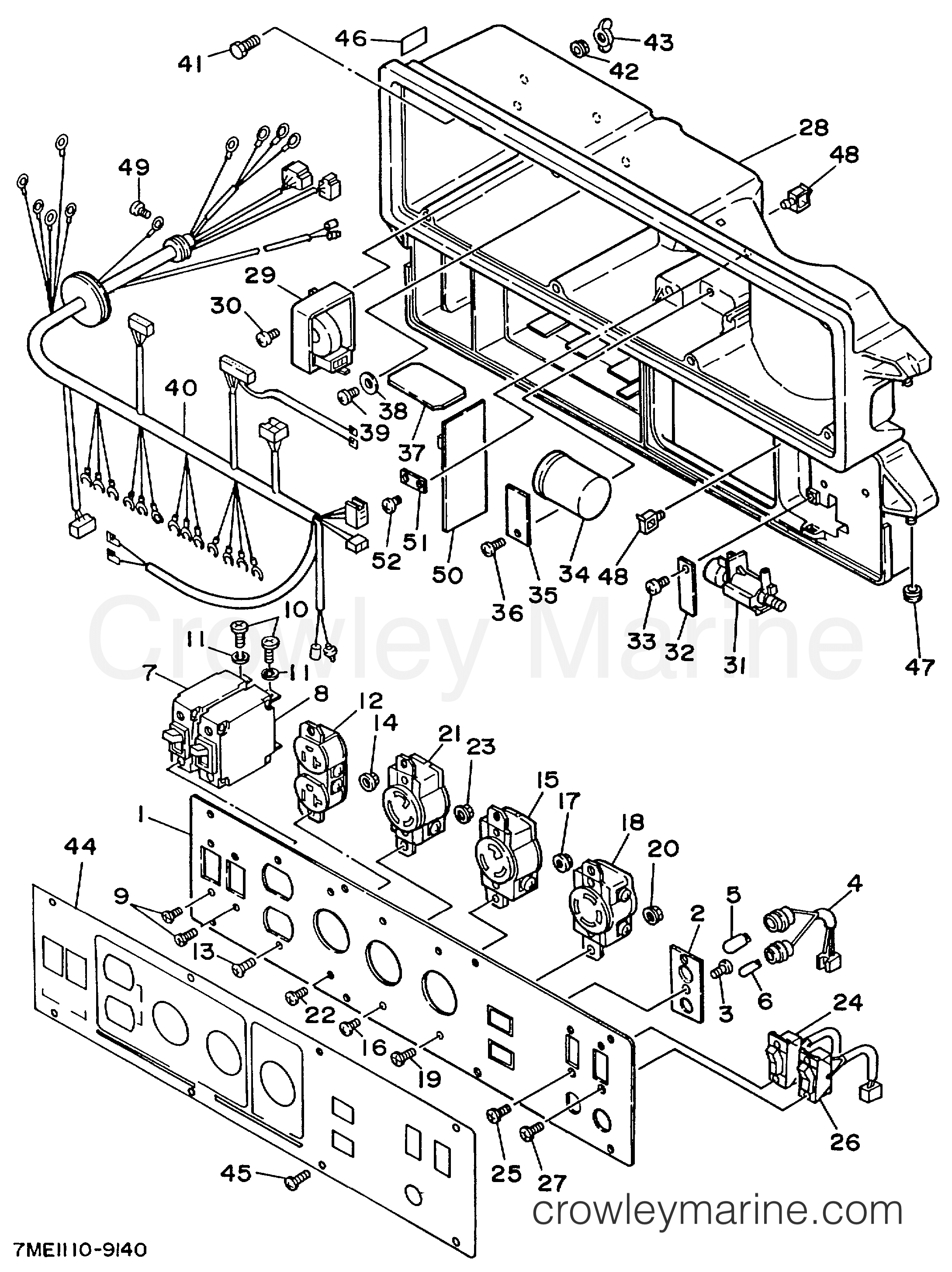 Yamaha Motors YG500D - CONTROL BOX YG600D