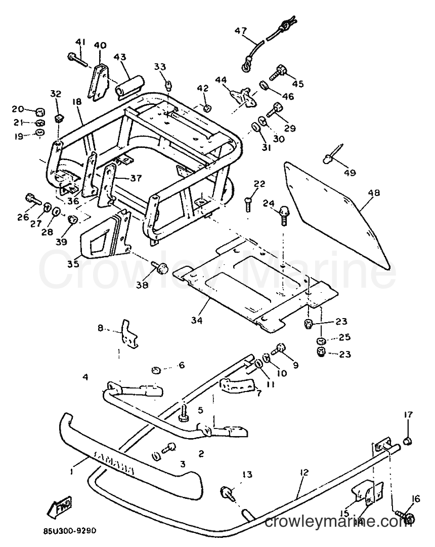 Yamaha Motors ET400 (85U2) [020] - BUMPER