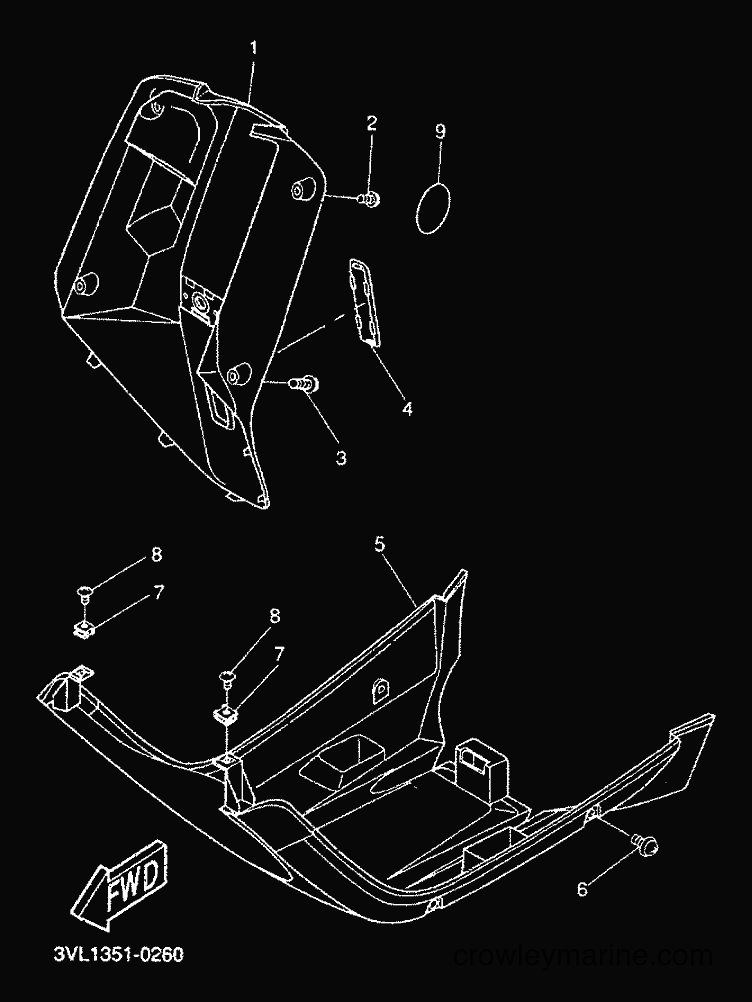 Yamaha Motors CW50 (5HG4) [010] - LEG SHIELD