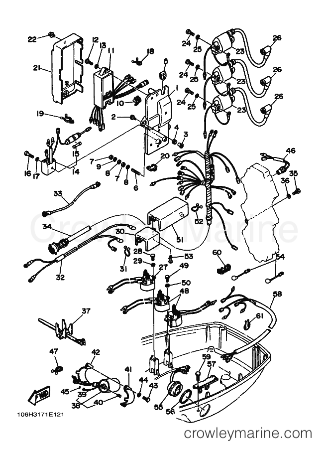 Yamaha Motors 70B (6H30) [010] - ELECTRICAL
