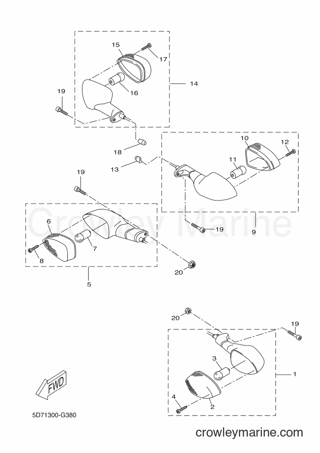 2013 Sport Bike YZF-R125 - YZF-R125 (5D7J) [020] - FLASHER LIGHT
