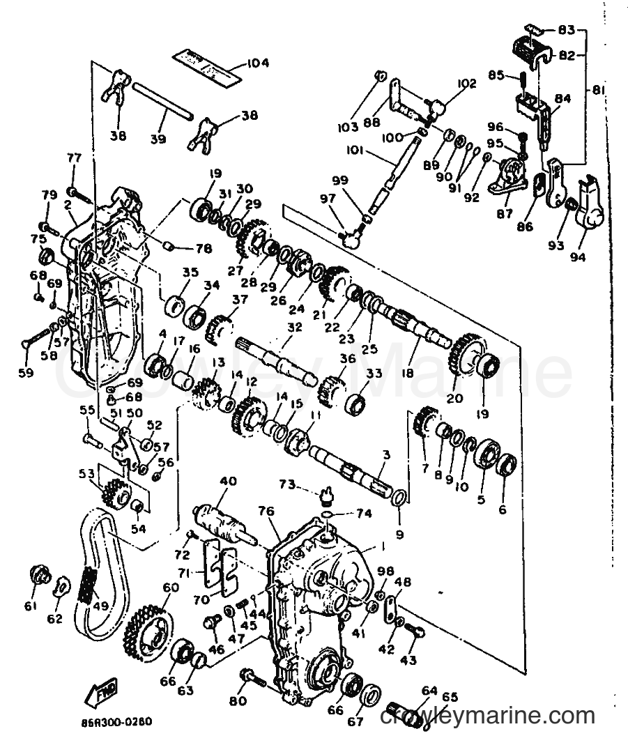 1991 Snowmobile VK540 - VK540 (85R3) [010] - TRACK DRIVE 2