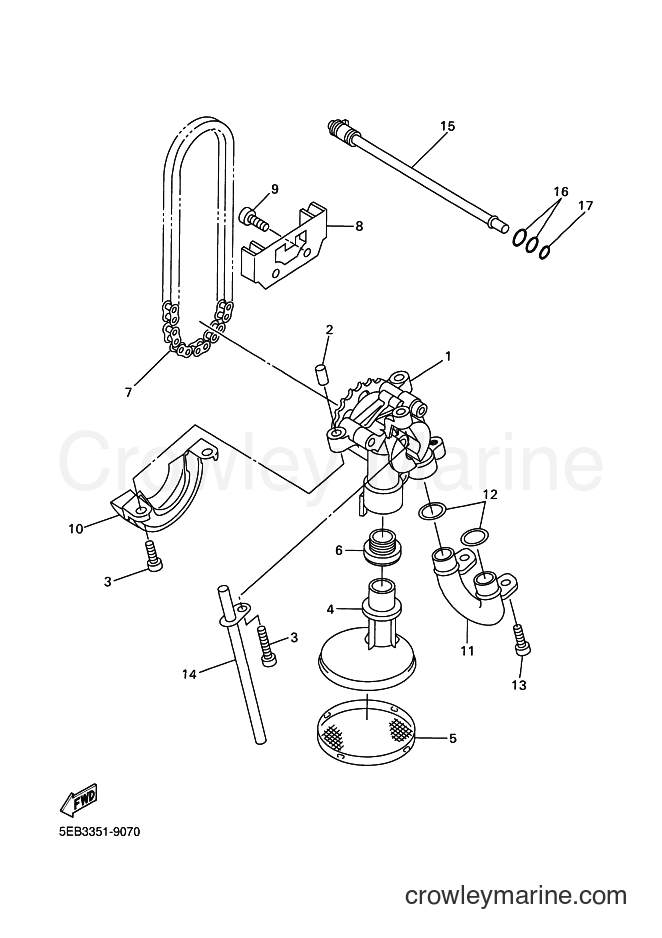 Yamaha Motors YZF-R6 (5EB6) [040] - OIL PUMP
