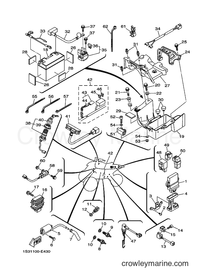 Yamaha Motors YFM700R (1S3C) [010] - ELECTRICAL 1