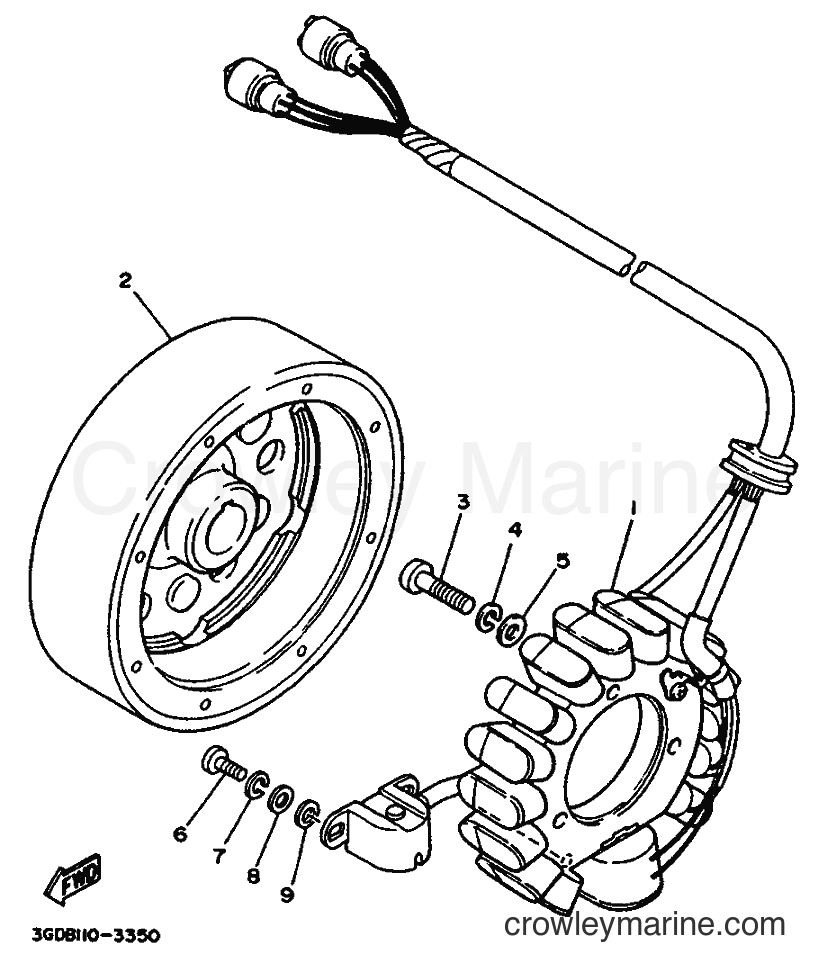1994 ATV YFM350X - YFM350X (3GDE) [010] - GENERATOR