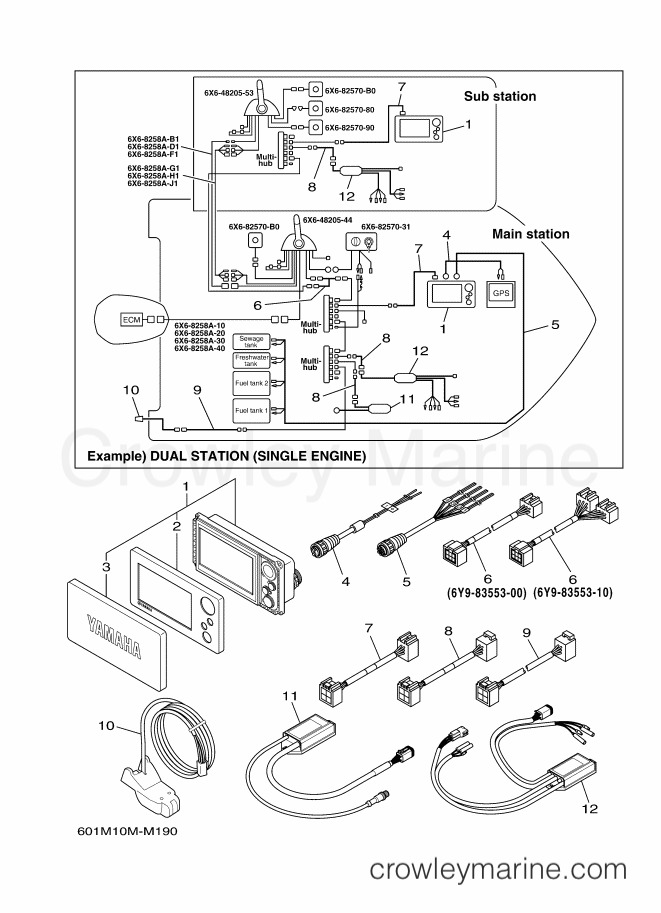 Yamaha Motors RIGGING METER 2013 (601M) [010] - COMMAND LINK PLUS