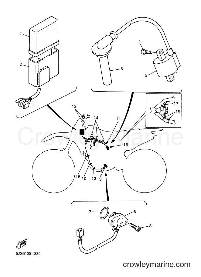 2001 Dirt Bike YZ426F - YZ426F (5JG6) [070] - ELECTRICAL 1