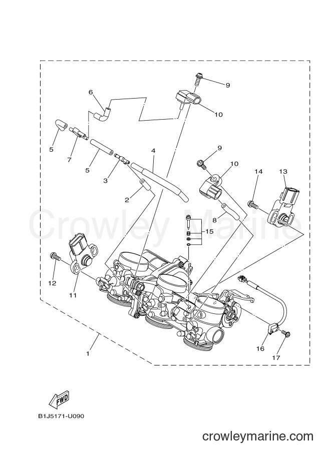2019 Street Bike MTT850D - MTT850D (B1J5) [010] - INTAKE