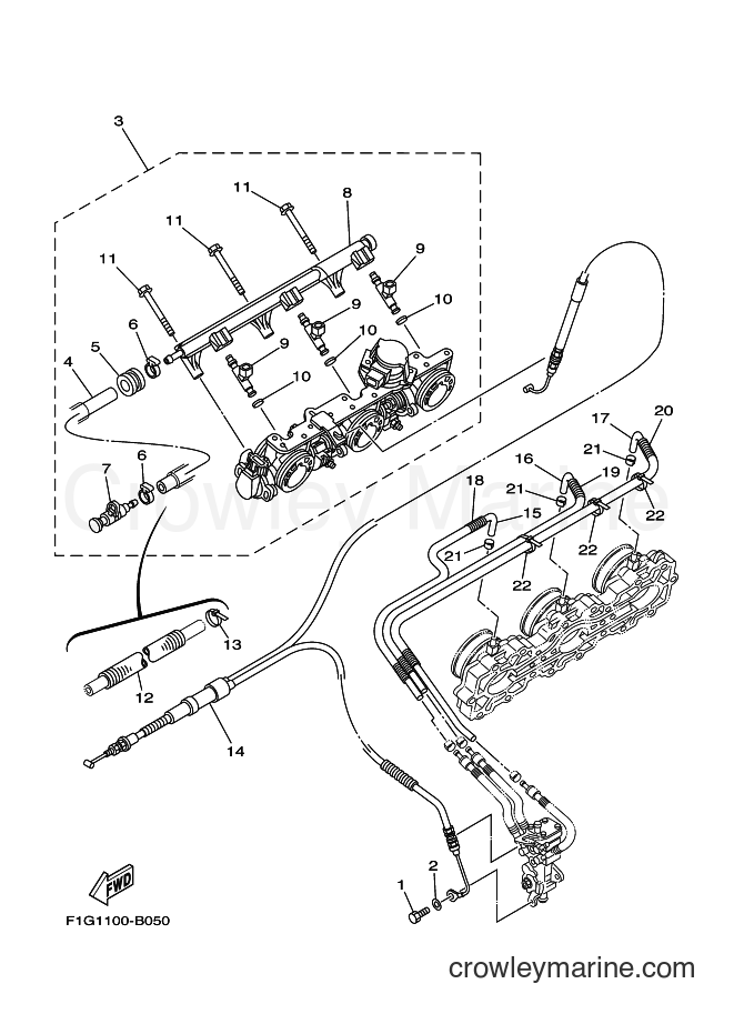 Yamaha Motors GP1300R (F1G4) [03A] - INJECTION PUMP