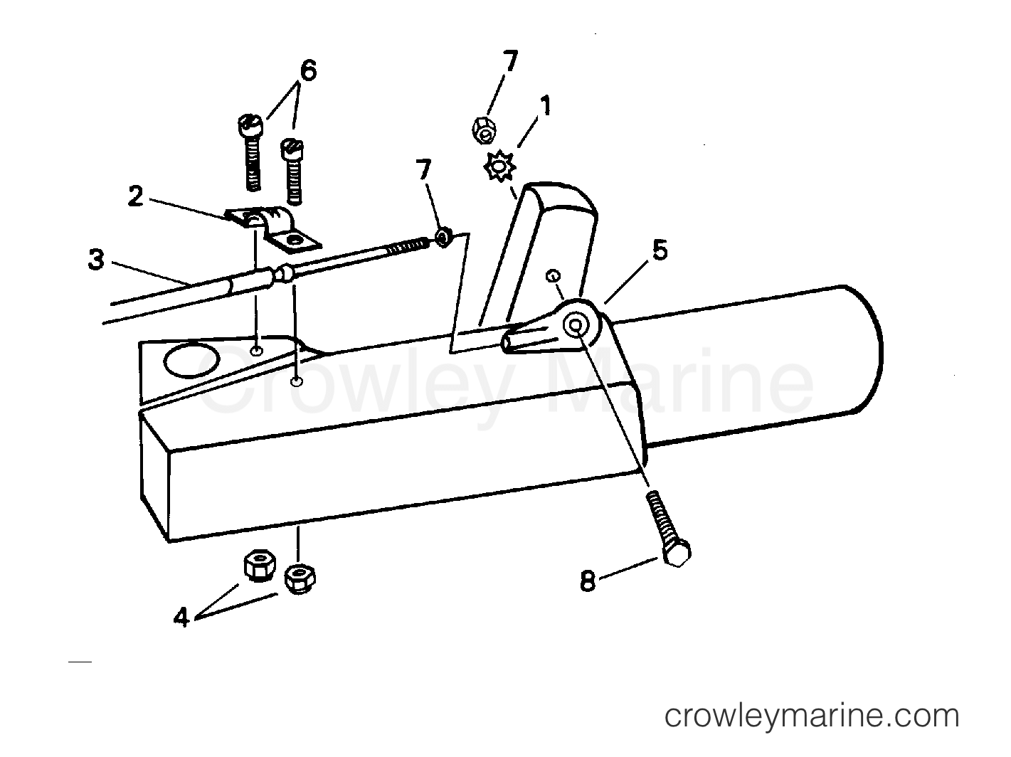 Yamaha Motors 40MJHT-PUMP - REMOTE SHIFT ASSEMBLY