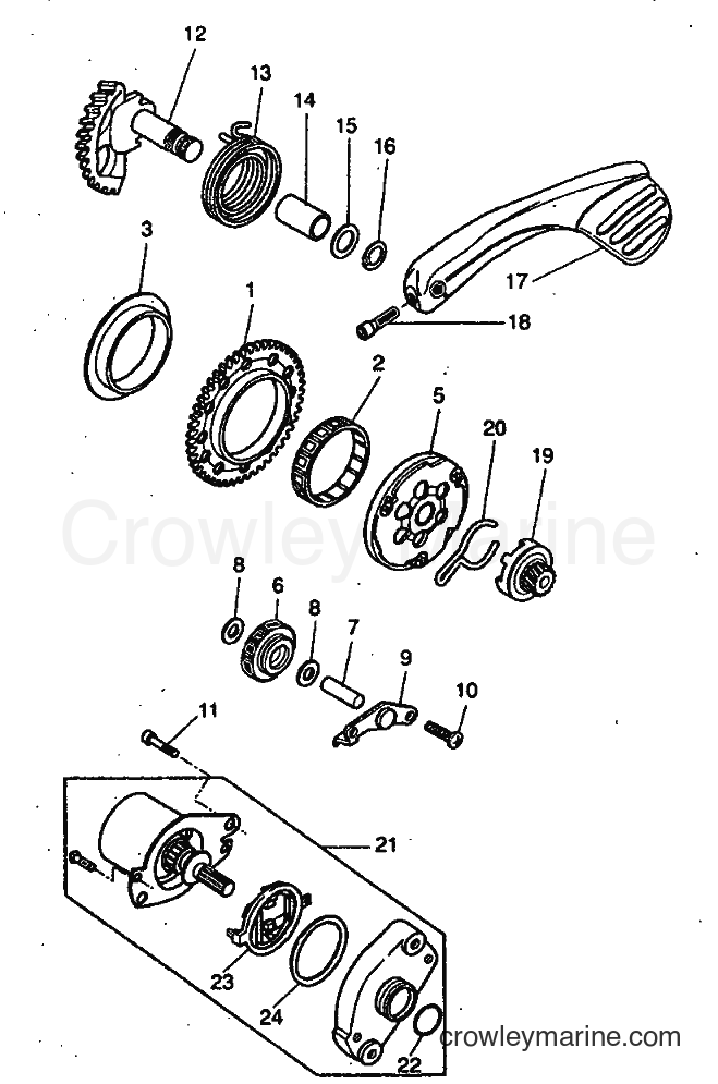 1999 Scooter YH50 - YH50 (5KG1) [010] - STARTER